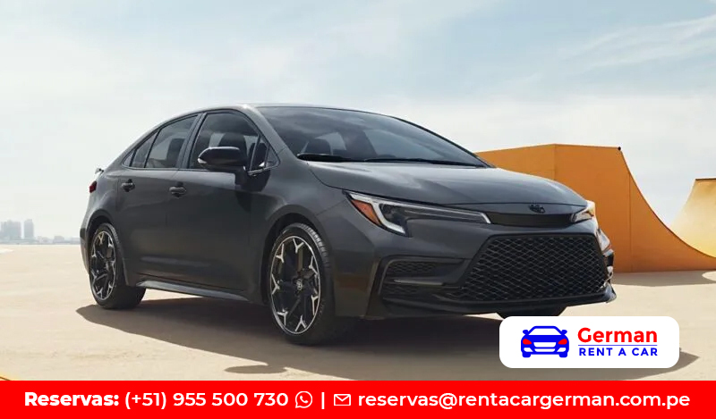 Alquiler Auto Toyota Corolla Piura Talara Peru