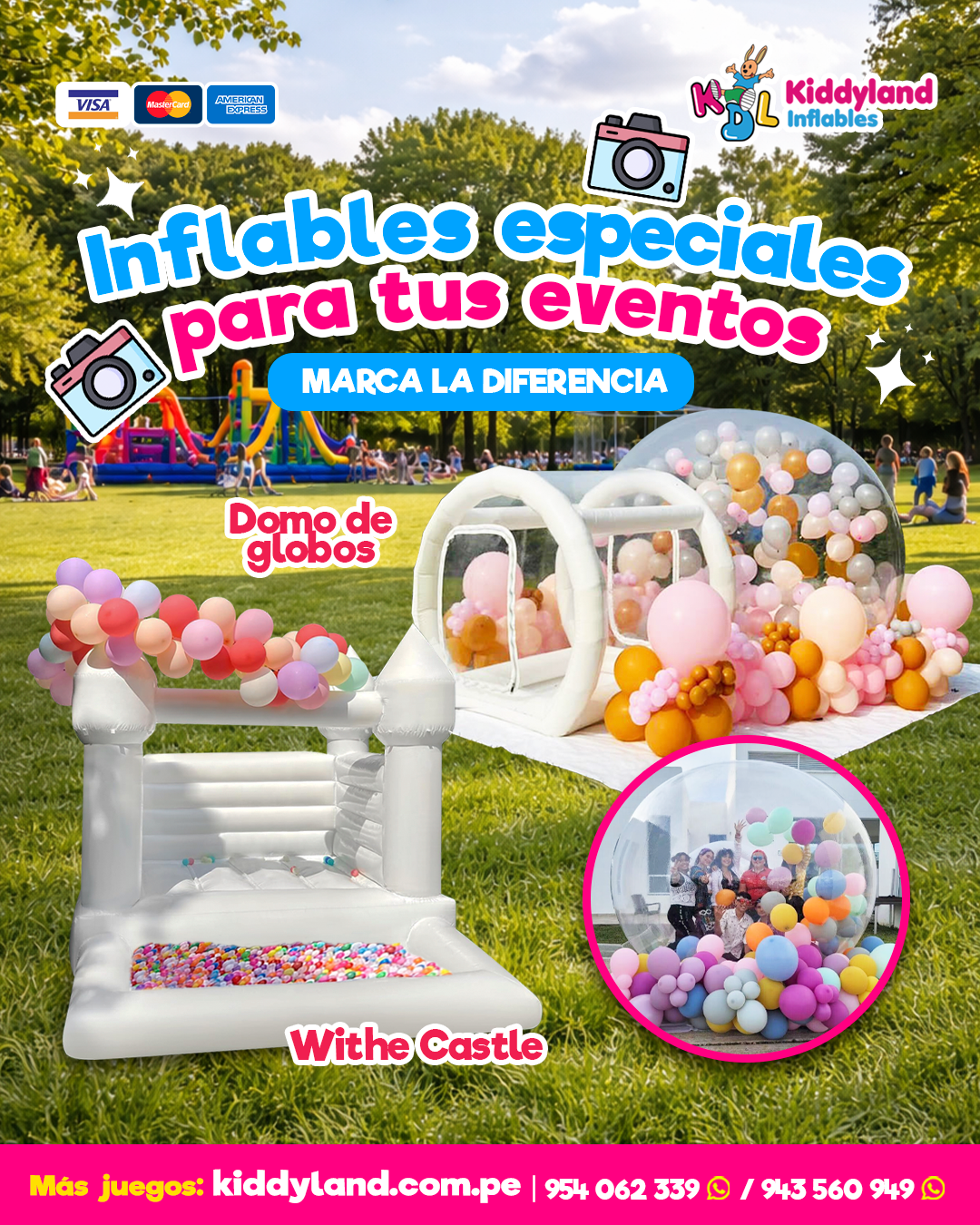 alquiler juegos inflables eventos sociales lima