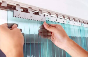 Instalación cortinas industriales de pvc Lima Perú