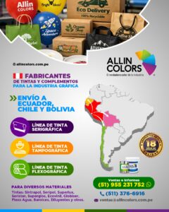 Exportacion Tintas Barnices Serigrafia Tampografia Flexografia Peru