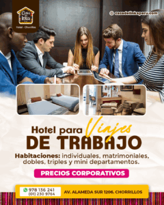 hospedaje chorrillos viajes trabajo