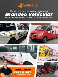 Brandeo Flota Carros Vehiculos Vinilos Adhesivos Lima 