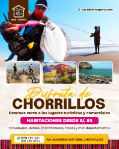 Hotel pesca deportiva en Chorrillos