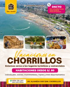 Alojamiento Chorrillos Empresas Industrial Lima
