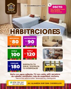 Precios Hotel Chorrillos Lima Alojamiento
